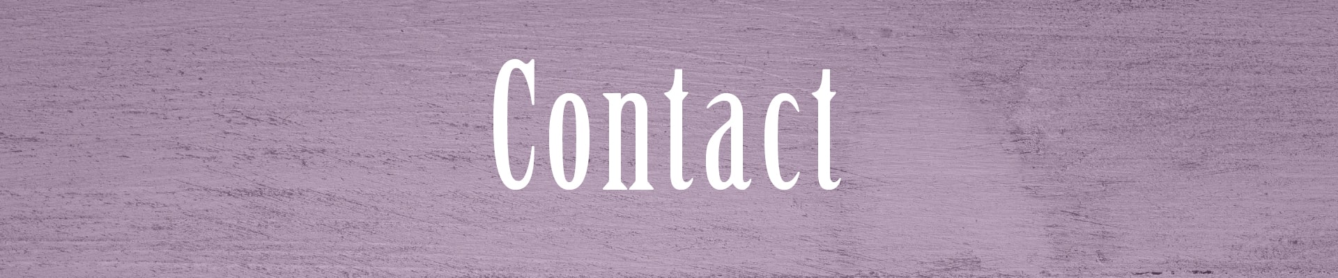 Contact page header