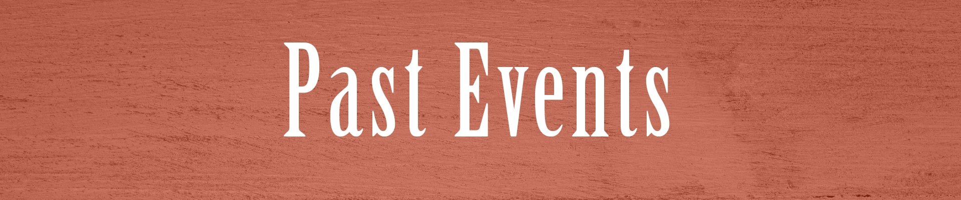 Past Events page header