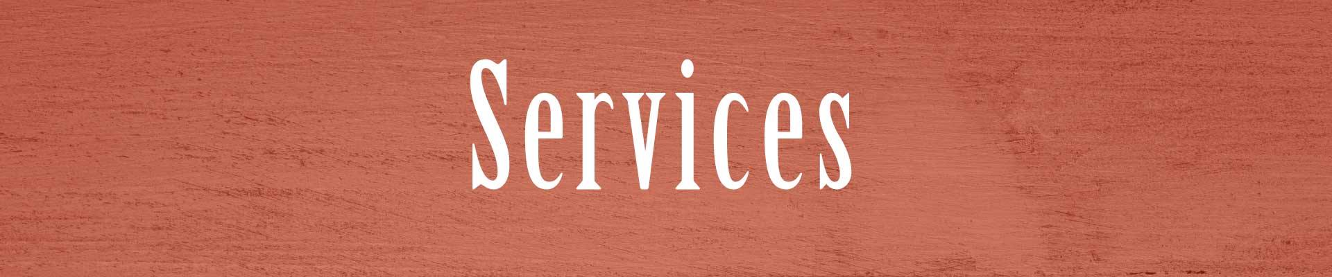 Services page header