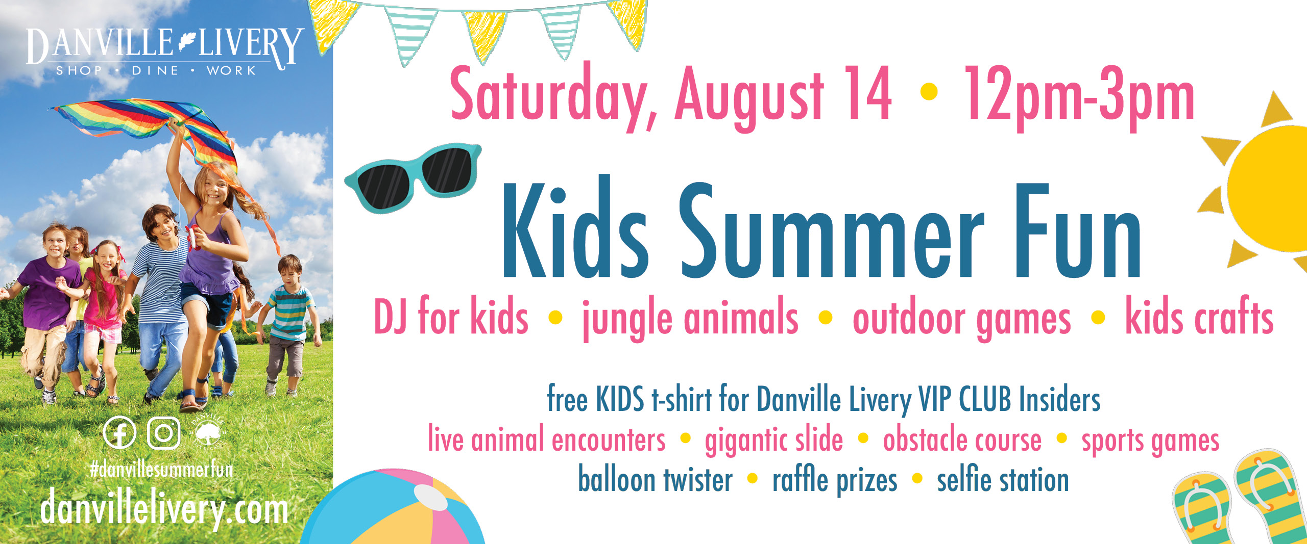 Summer Fun August 2021 Danville Livery Shopping Center